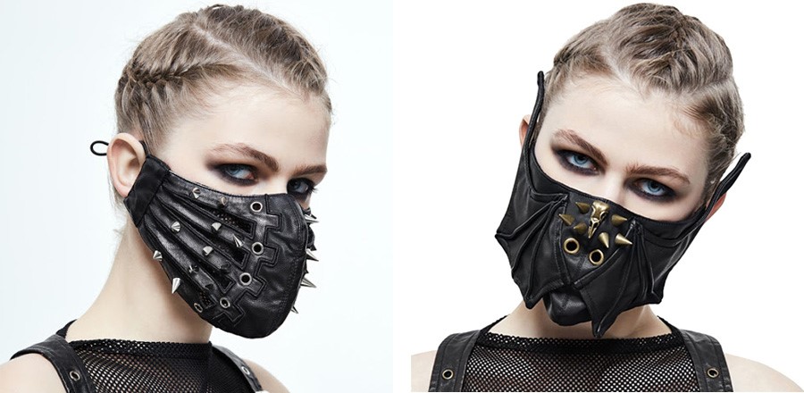 Leather face masks
